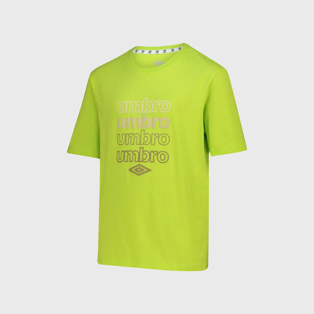 Umbro Youth Crewneck Graphic Tee Yellow