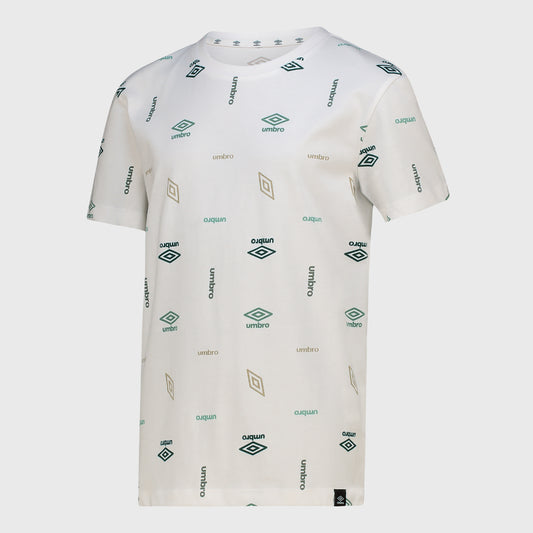 Umbro Youth Eric All Over Print Tee White
