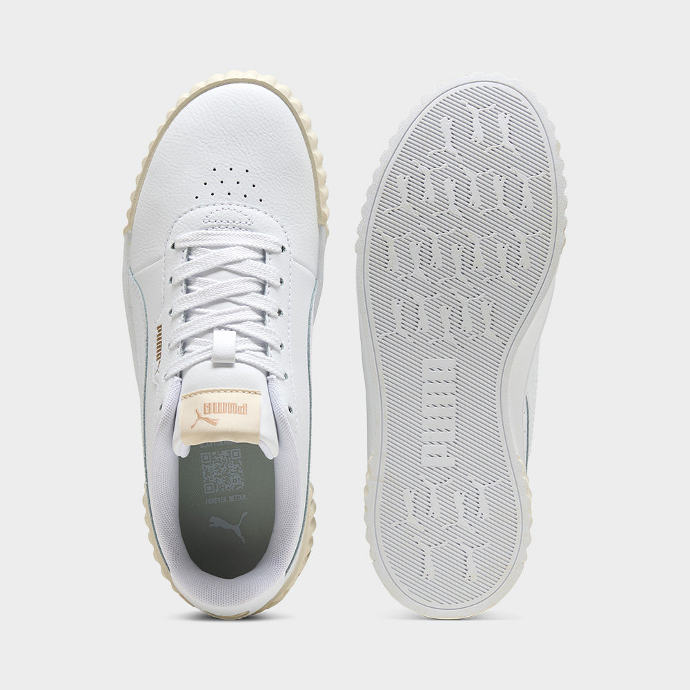 Puma Womens Carina 3.0 Sneakers White
