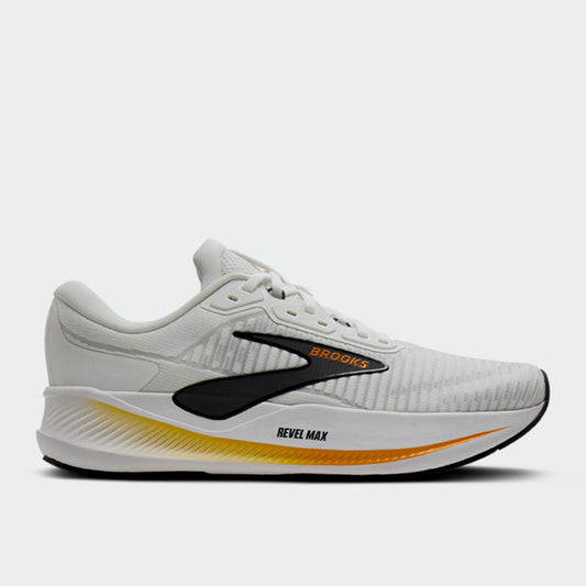 Brooks Mens Revel Max Running Shoes White