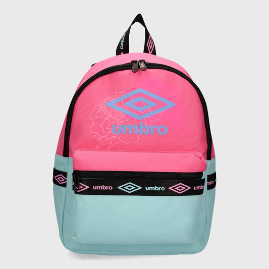 Umbro Kids Colour Block Backpack Pink