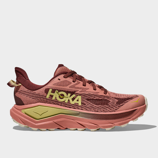 Hoka Womens Challenger 8 Trail Running Shoes Pink