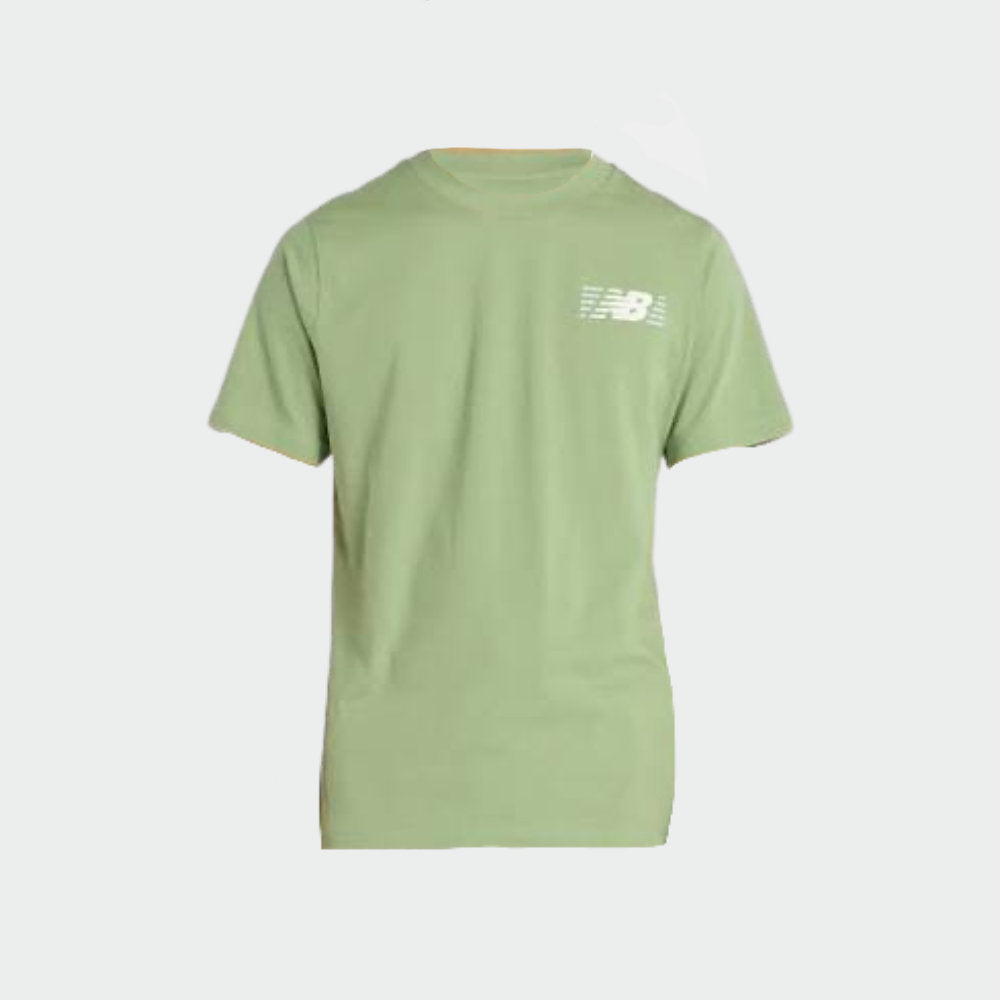 New Balance Mens Sport Lines Tee Green
