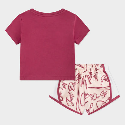 Nike Kids Essential All Over Print Set Pink