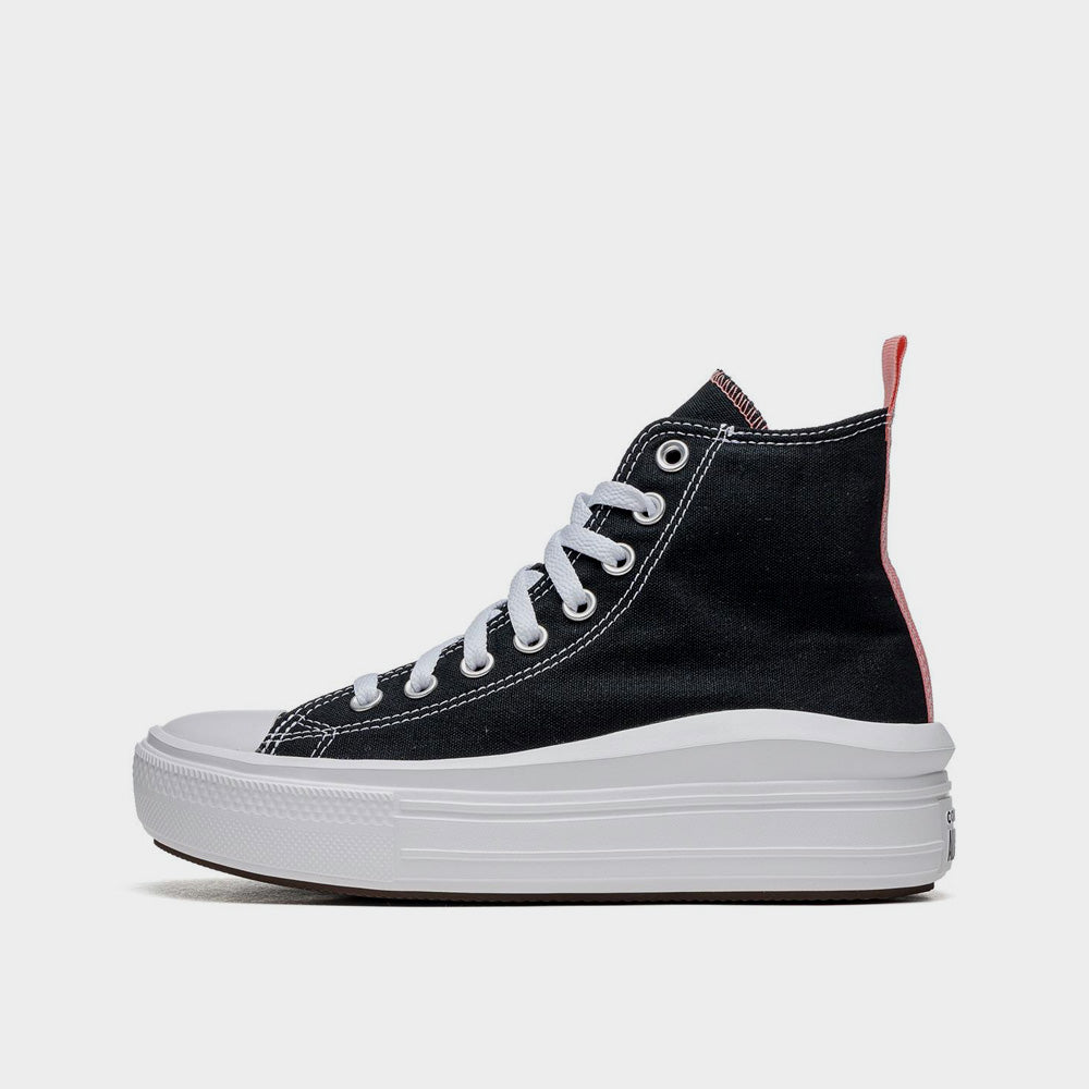 Converse Youth All Star Move Platform High Top Sneakers Black