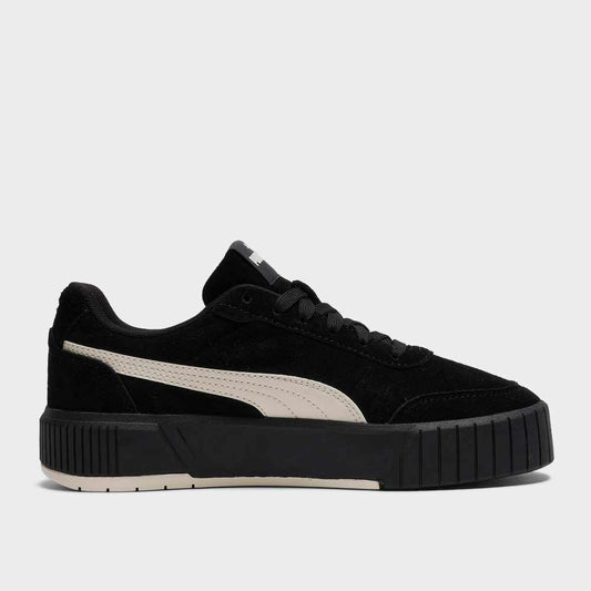 PUMA WOMENS CARINA MIA SD BKL SNEAKERS BLACK