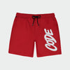 Code Mens Graphic Swimshort Red