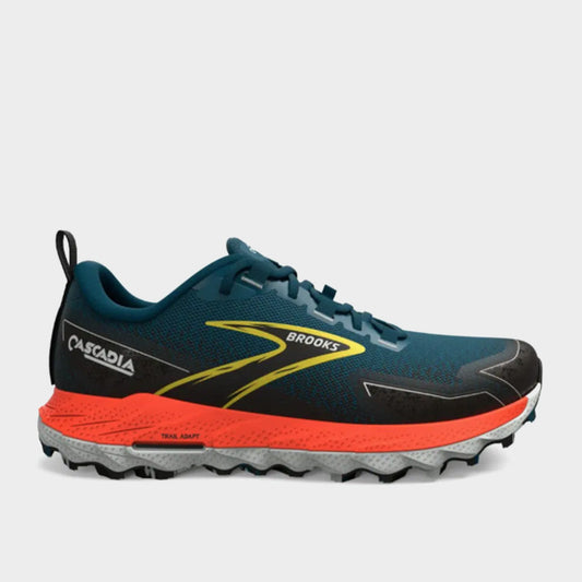 Brooks Mens Cascadia 18 Trail Running Shoes Black