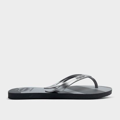 Havaianas Womens Elegance Print Thong Sandals Grey