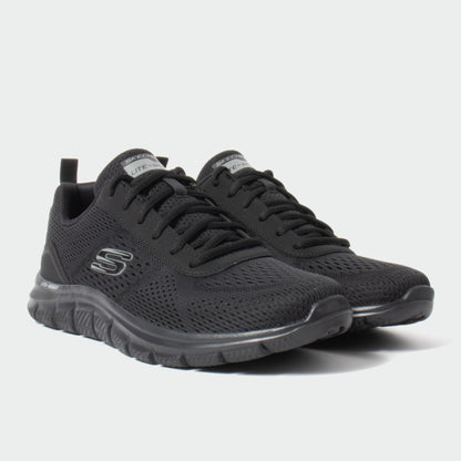 Skechers Mens Track Sneakers Black