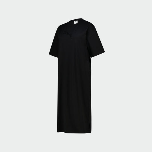 Puma Womens Essential Elevated Sequence Dress Black