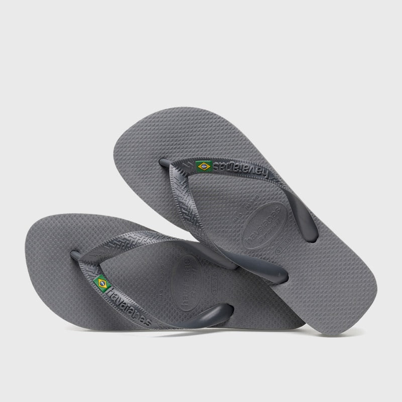 Havaianas Unisex Brazil Thong Sandals Grey