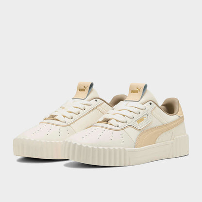 Puma Womens Carina 3.0 Luxe sneakers Beige