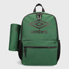 Umbro Unisex Back To School Backpack Set Green