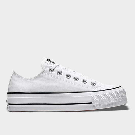 CONVERSE WOMENS Chuck Taylor All Star Lift plaform sneakers WHITE