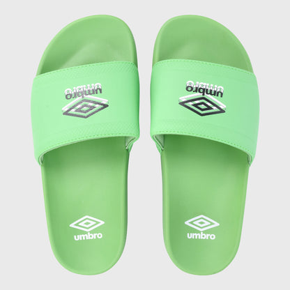 Umbro Womens Squeeze Me Comfort Slides Green
