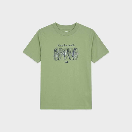 New Balance Mens Sport Break Tee Green