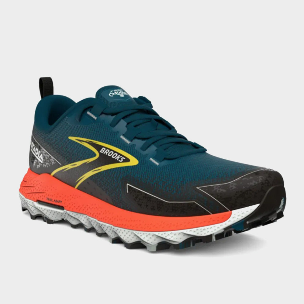 Brooks Mens Cascadia 18 Trail Running Shoes Black