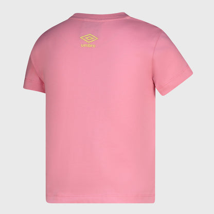 Umbro Girls Mila Logo Tee Pink