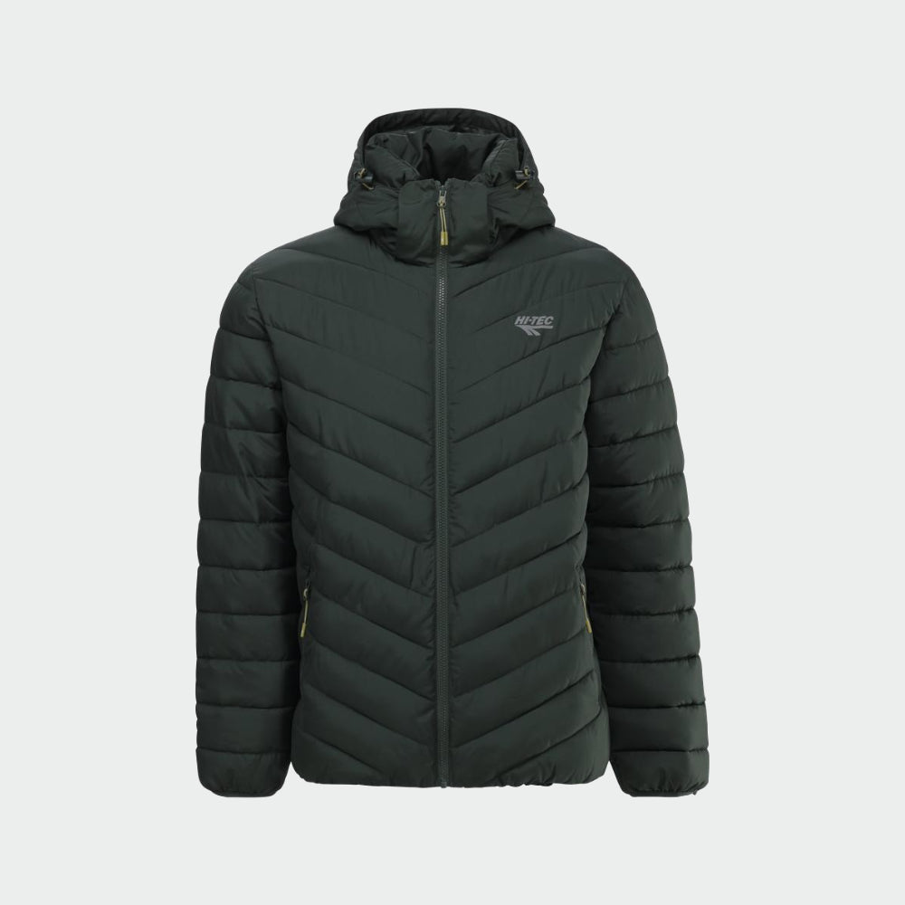 Hi-Tec Mens Vortex Puffer Jacket Green