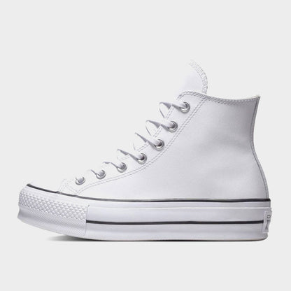 Converse Womens Chuck Taylor All Star Leather Platform High Top sneakers White