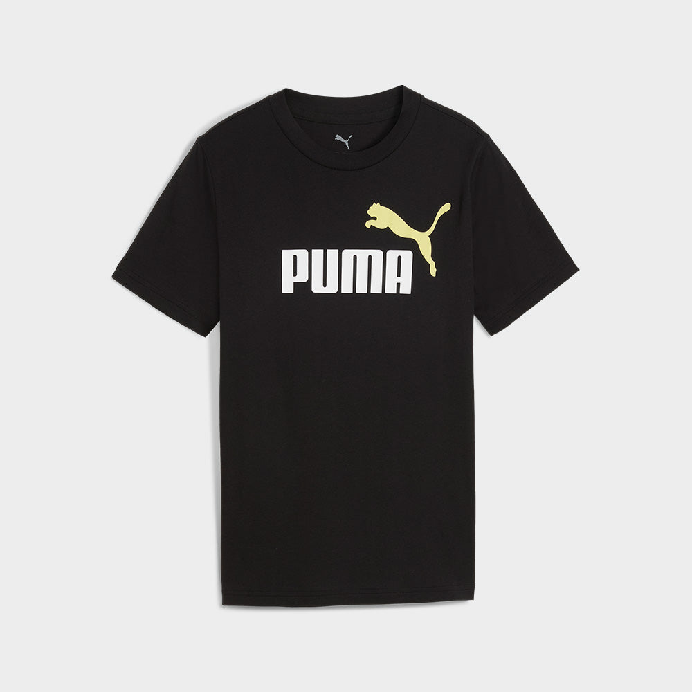Puma Kids Essential Logo Tee Black