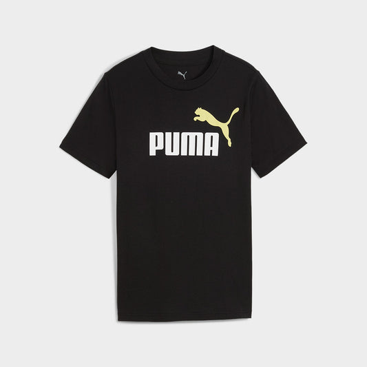 Puma Kids Essential Logo Tee Black