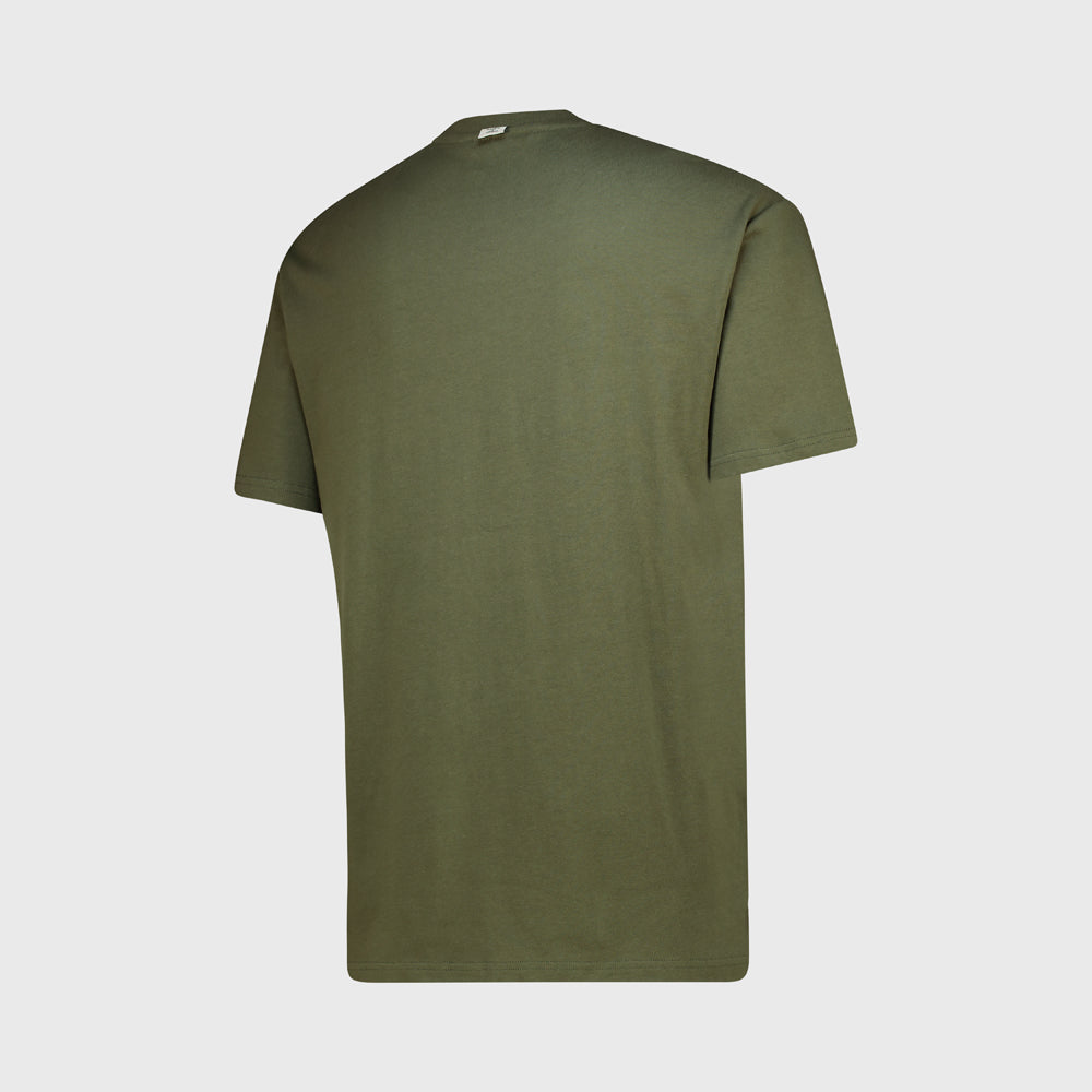 Umbro Mens Embossed Relaxed Tee Green