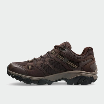 Hi-Tec Mens Ravus Vent Lite Low WP Hiking Shoes Brown