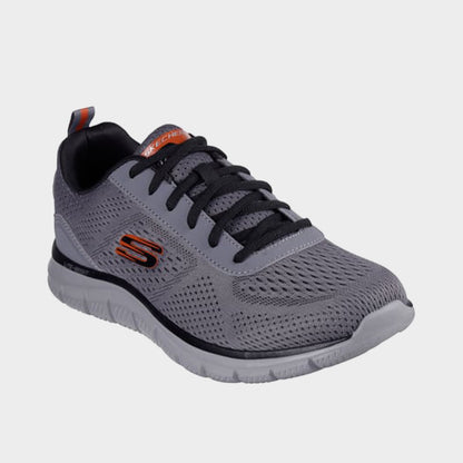 Skechers Mens Track Sneakers Grey