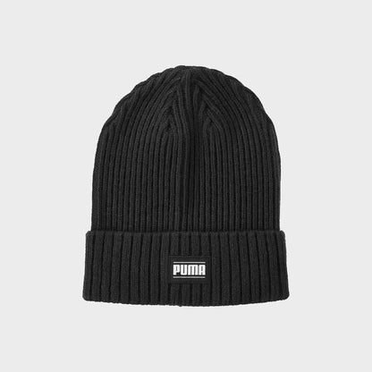 Puma Unisex Ribbed Classic Cuff Beanie Black
