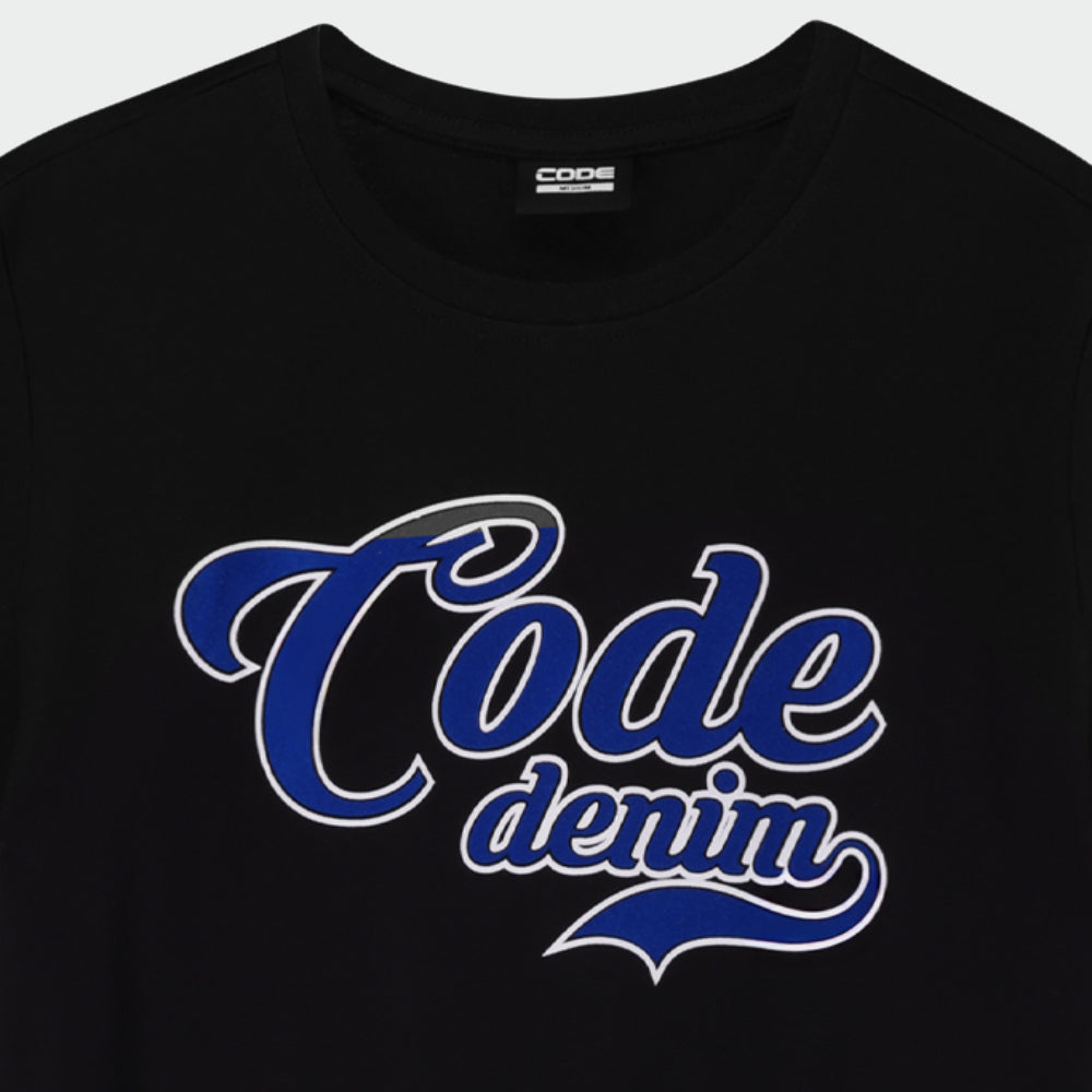 Code Mens Graphic Tee Black