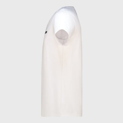 CODE MENS Plain Minimalistic Logo WHITE