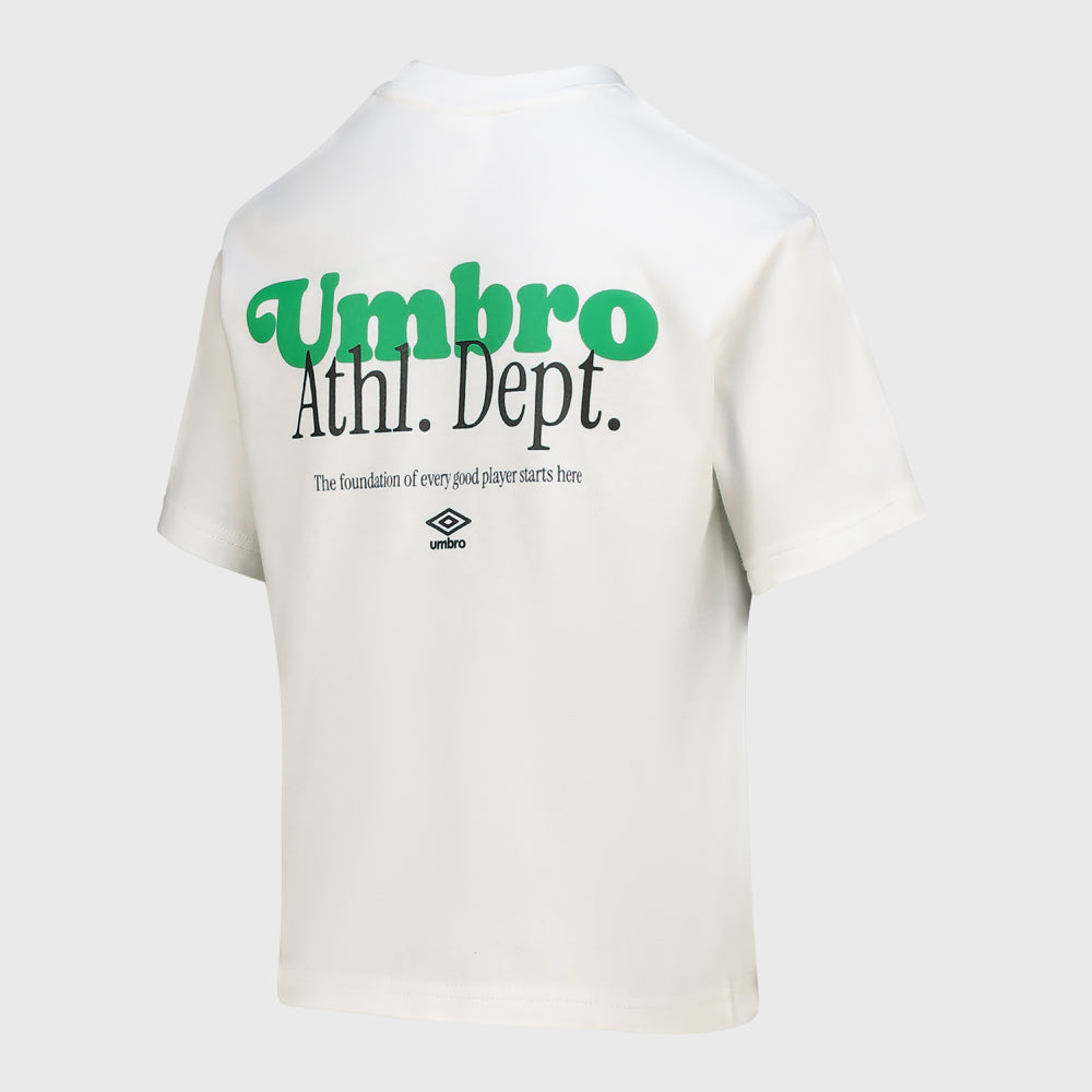 Umbro Boys Boxy Graphic Tee White