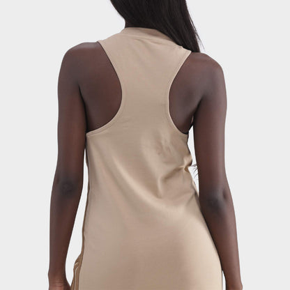 Adidas Womens 3 Stripes Dress Beige