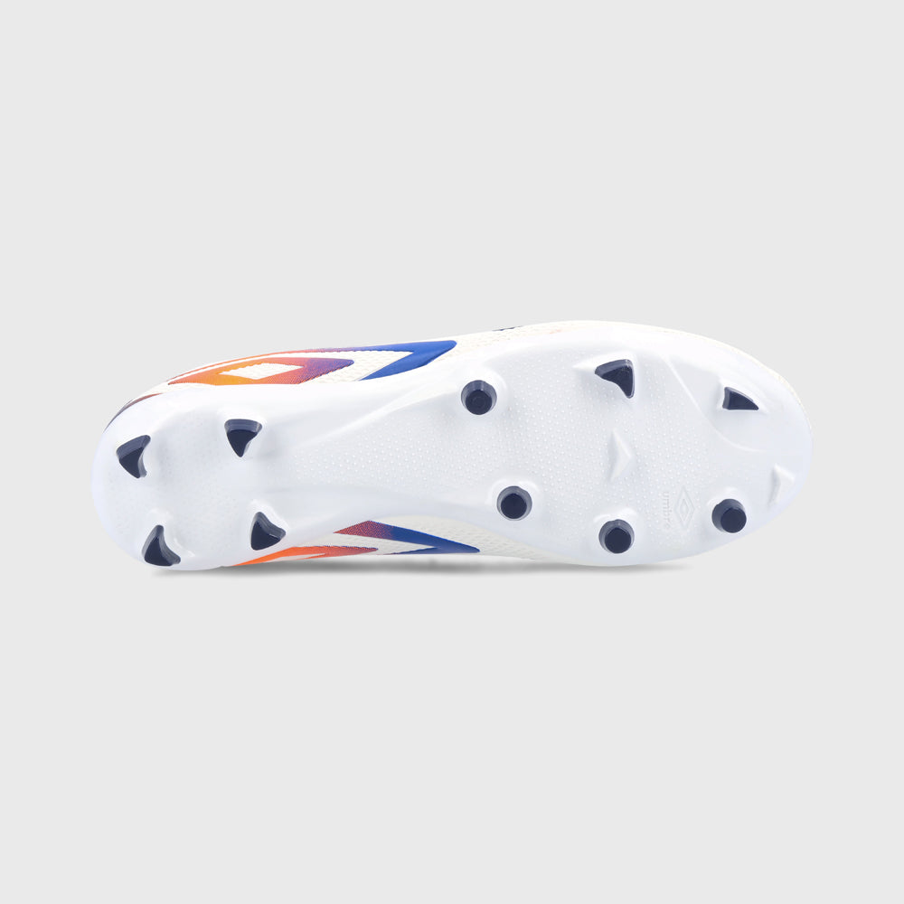 Umbro Youth Aurora III FG Football Boots White