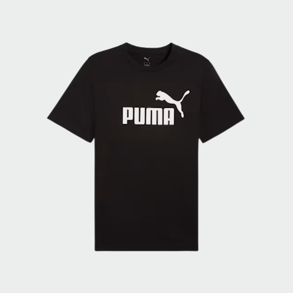 Puma Mens Essential No 1 Logo Tee Black