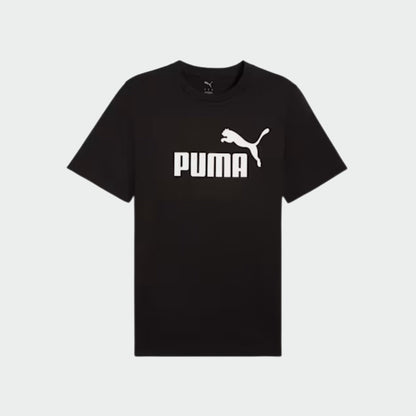 Puma Mens Essential No 1 Logo Tee Black