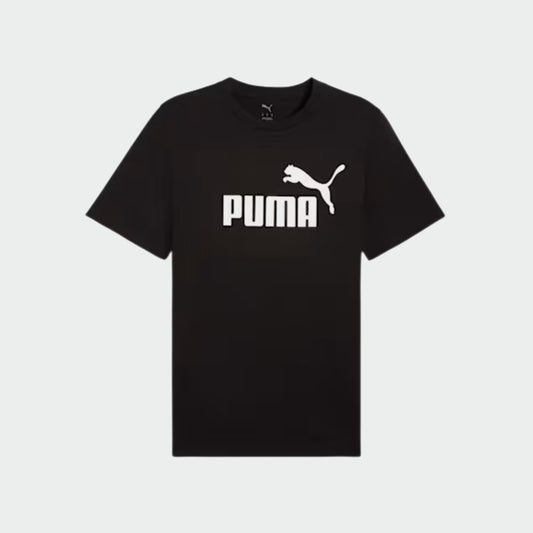 Puma Mens Essential No 1 Logo Tee Black