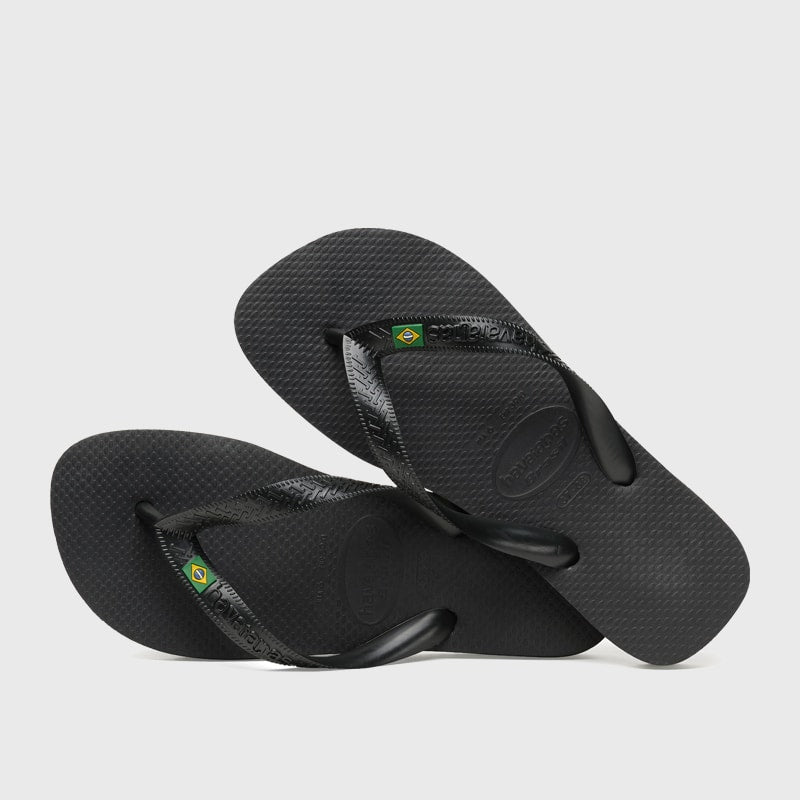 Havaianas Unisex Brazil Thong Sandals Black Havaianas Unisex
