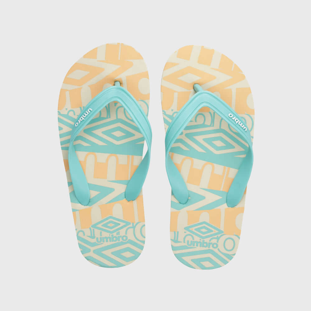 Umbro Kids Printed Thong Blue