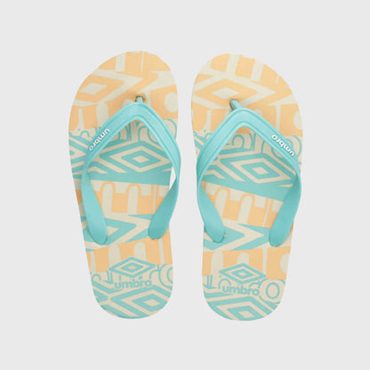 Umbro Boys Printed Thong Sandals Blue