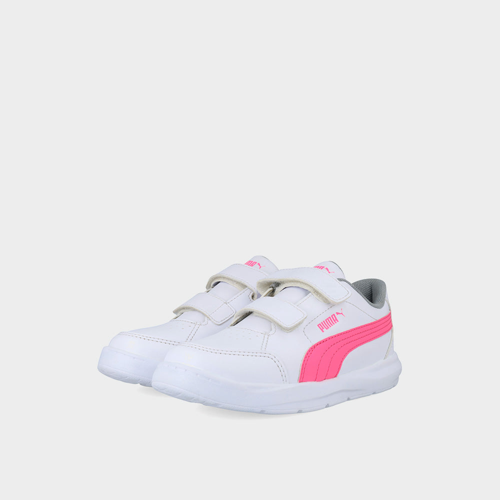Puma Girls Evolve Court V PS Sneakers White