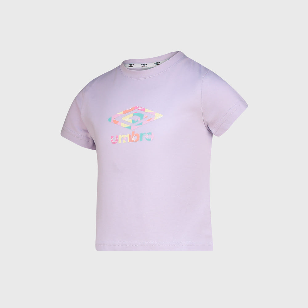 Umbro Kids Mila Logo Tee Purple
