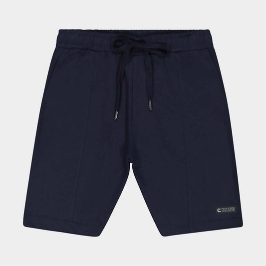 Code Mens Knit Jog Shorts Blue