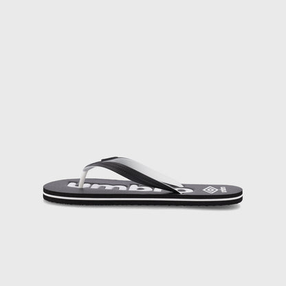 Umbro Mens Big Emboss Thong Sandals Black
