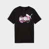 Puma Youth Graphic Logo Tee Black