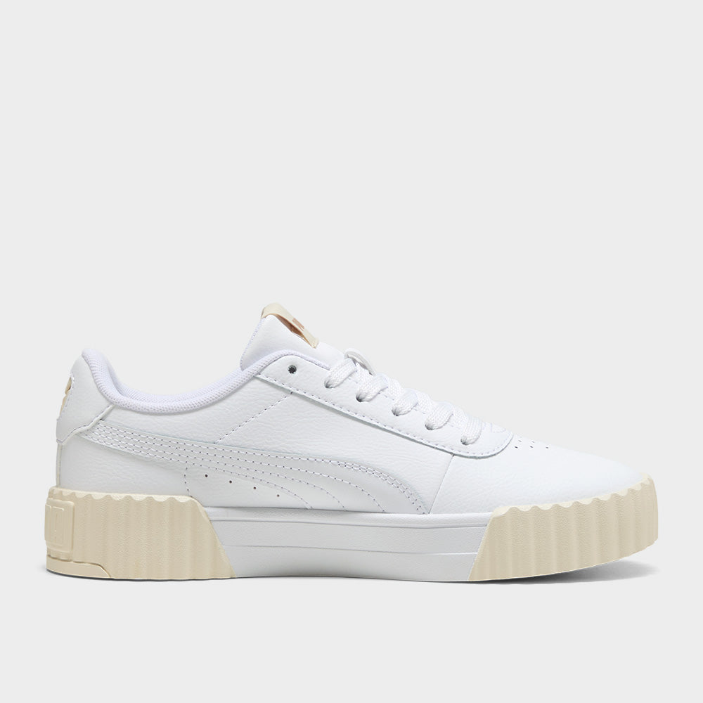 Puma Womens Carina 3.0 Sneakers White