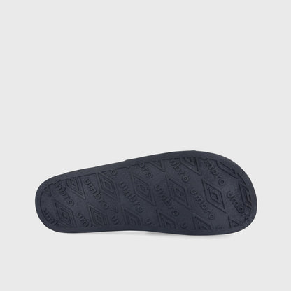 Umbro Mens Triple Logo Slides Blue