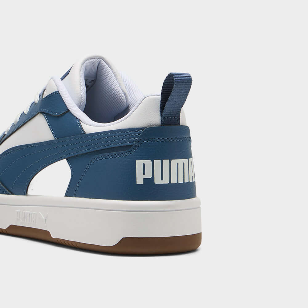 Puma Mens Rebound V6 Low Sneakers Blue